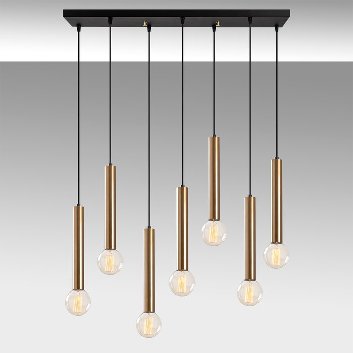 Opviq Tempo - 6022 Lámpara de araña vintage con altura ajustable